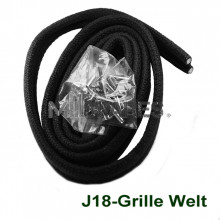 grille-hood welting, black sr